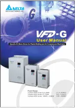 Preview for 1 page of Delta Electronics AC Motor Drive VFD-G User Manual