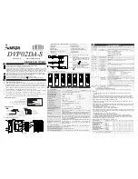 Preview for 1 page of Delta Electronics Analog Output Module DVP02DA-S Instruction Sheet