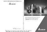 Delta Electronics ASDA-B2 series User Manual preview