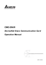 Delta Electronics CMC-DN01 Operation Manual preview