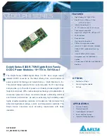 Preview for 1 page of Delta Electronics Delphi E36SR05015NRFA Datasheet