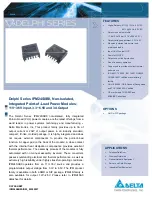 Delta Electronics Delphi IPM24S0A0S/R03FA Specification Sheet preview