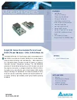 Preview for 1 page of Delta Electronics Delphi NC Series Specification Sheet