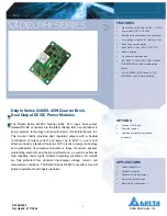 Предварительный просмотр 1 страницы Delta Electronics Delphi Q48DV Datasheet