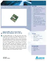 Предварительный просмотр 1 страницы Delta Electronics Delphi S48SE Specification Sheet