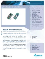 Предварительный просмотр 1 страницы Delta Electronics Delphi Series DNS Datasheet