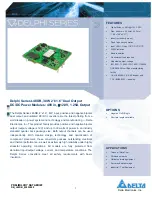 Delta Electronics Delphi Series L48DB Specification Sheet предпросмотр