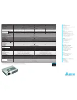 Preview for 2 page of Delta Electronics DP-2618 Specifications