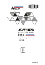 Preview for 1 page of Delta Electronics DVP-16ES200R/T Instruction Sheet