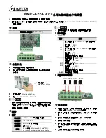 Preview for 2 page of Delta Electronics EME-A22A Instruction Sheet