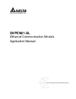 Delta Electronics Ethernet Communication Module DVPEN01-SL Manual preview