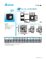 Delta Electronics FFB0612DHE Dimensions And Installation Information preview