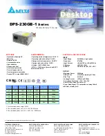 Preview for 1 page of Delta Electronics GPS-230GB-1 Specifications