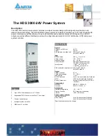 Delta Electronics HDS 3000-24V Specifications preview