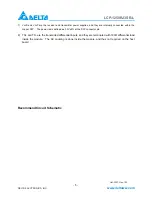 Предварительный просмотр 5 страницы Delta Electronics LCP-1250RJ3SR-L Specification Sheet