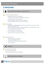 Preview for 8 page of Delta Electronics MBA 430 N User Manual