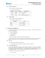 Preview for 14 page of Delta Electronics MCS-1800 Installation, Operation And Maintenance Manual