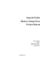 Delta Electronics MVF2000 Series Product Manual preview