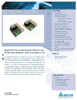 Предварительный просмотр 1 страницы Delta Electronics NC12S0A0H15 Datasheet