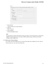 Preview for 29 page of Delta Electronics Network Device IFD9506 Operation Manual