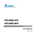 Preview for 1 page of Delta Electronics PCI-DMC-A01 Programming User Manual