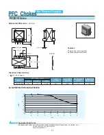 Preview for 1 page of Delta Electronics PFC Chokes PFC2811V Series Specifications