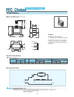 Preview for 1 page of Delta Electronics PFC Chokes PFC4120V Series Specification Sheet