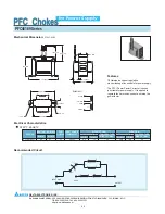 Preview for 1 page of Delta Electronics PFC Chokes PFC4818V Series Specification Sheet