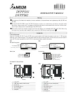 Delta Electronics Power Output Module DVPPS01 Instruction Manual preview