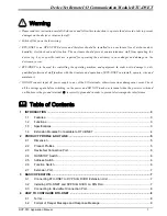 Preview for 3 page of Delta Electronics RTU-DNET Applications Manual