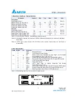 Preview for 4 page of Delta Electronics SFBD-1250A4Q1R Specification Sheet