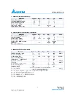 Preview for 2 page of Delta Electronics SFP Bi-Directional Transceiver Module SPBD-155F4J1R Specification Sheet