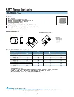 Предварительный просмотр 1 страницы Delta Electronics SILM320L Specification Sheet