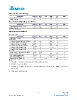 Preview for 2 page of Delta Electronics Single Mode SFP Transceiver LCP-1250B4MDRx Specification Sheet