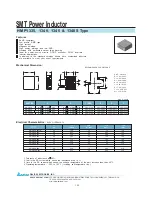 Delta Electronics SMT Power Inductor 1340 Product Specifications preview