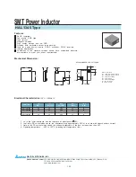 Delta Electronics SMT Power Inductor HAL1345 Specifications preview