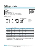 Delta Electronics SMT Power Inductor HCB1380 Product Specifications preview