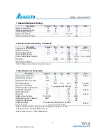 Preview for 2 page of Delta Electronics SPBD-1250A4Q1RT Specification