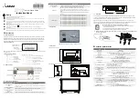 Delta Electronics Terminal Panels Series TP02G-AS1 Instruction Sheet preview