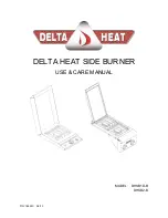 Preview for 1 page of Delta Heat DHSB1D-B Use & Care Manual