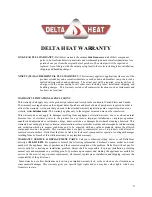 Preview for 10 page of Delta Heat DHSB1D-B Use & Care Manual