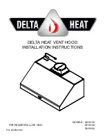 Delta Heat DHVH36 Installation Instructions Manual preview