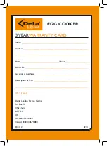 Preview for 9 page of Delta Kitchen GT-EK-01 User Manual