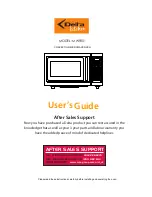 Delta Kitchen MW9001 User Manual preview