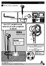 Preview for 2 page of Delta Light KIX HP 1 PIN 3011 Installation Instruction