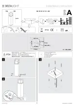 Delta Light MONTUR S P 65  LED Installation Instruction preview