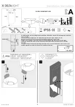 Preview for 1 page of Delta Light ULTRA X Installation Instruction