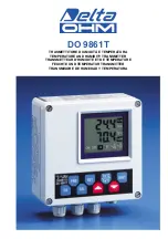 Delta OHM DO 9861T Manual preview