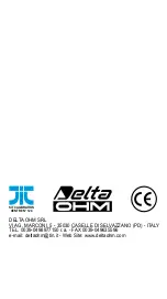 Preview for 24 page of Delta OHM HD 8706-R1 Instruction Manual