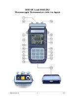 Предварительный просмотр 6 страницы Delta OHM HD2108.1 Operating Manual